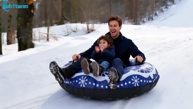 Amazon.co.jp: スノーチューブ 120cm 2人乗り 耐寒-25℃ 高耐久0.8mm